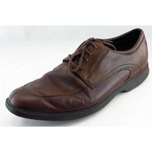Rockport Derby Oxfords‎ Brown Leather Men Shoes Size 11.5 Medium